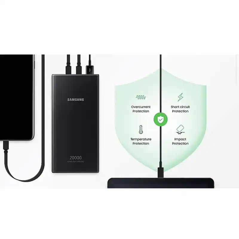 پاوربانک 25 وات سامسونگ مدل EB-P5300 ظرفیت 20000 میلی‌آمپر - پاورباند